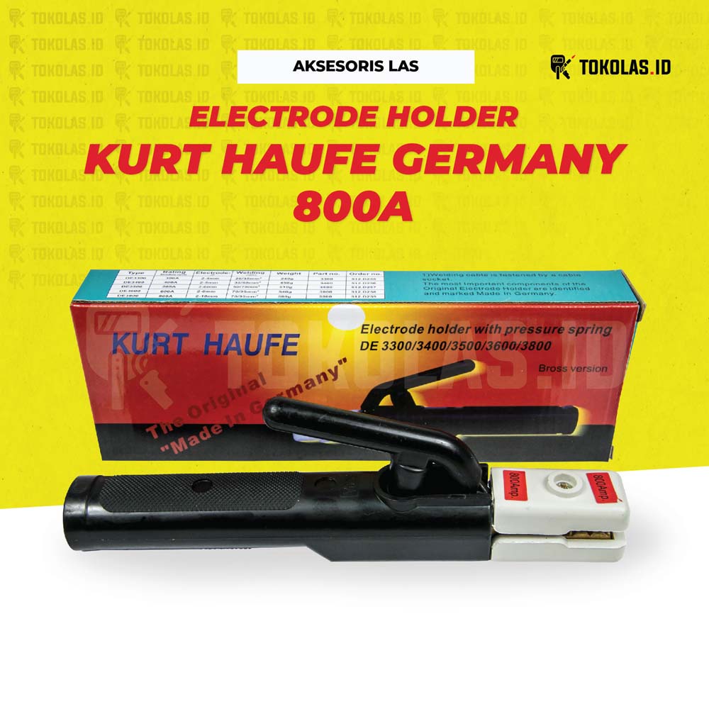 Jual Kurt Haufe Electrode Holder Germany A Penjepit Tang Kawat Las Mma Stick Shopee Indonesia