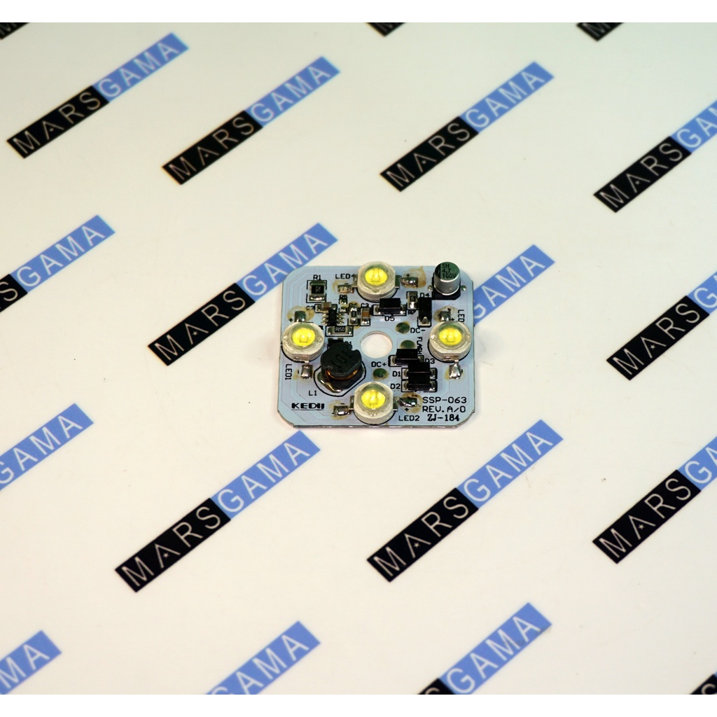 Jual Papan PCB High Power Led 9V - 12V 11W 4 Mata White sepeda motor ...