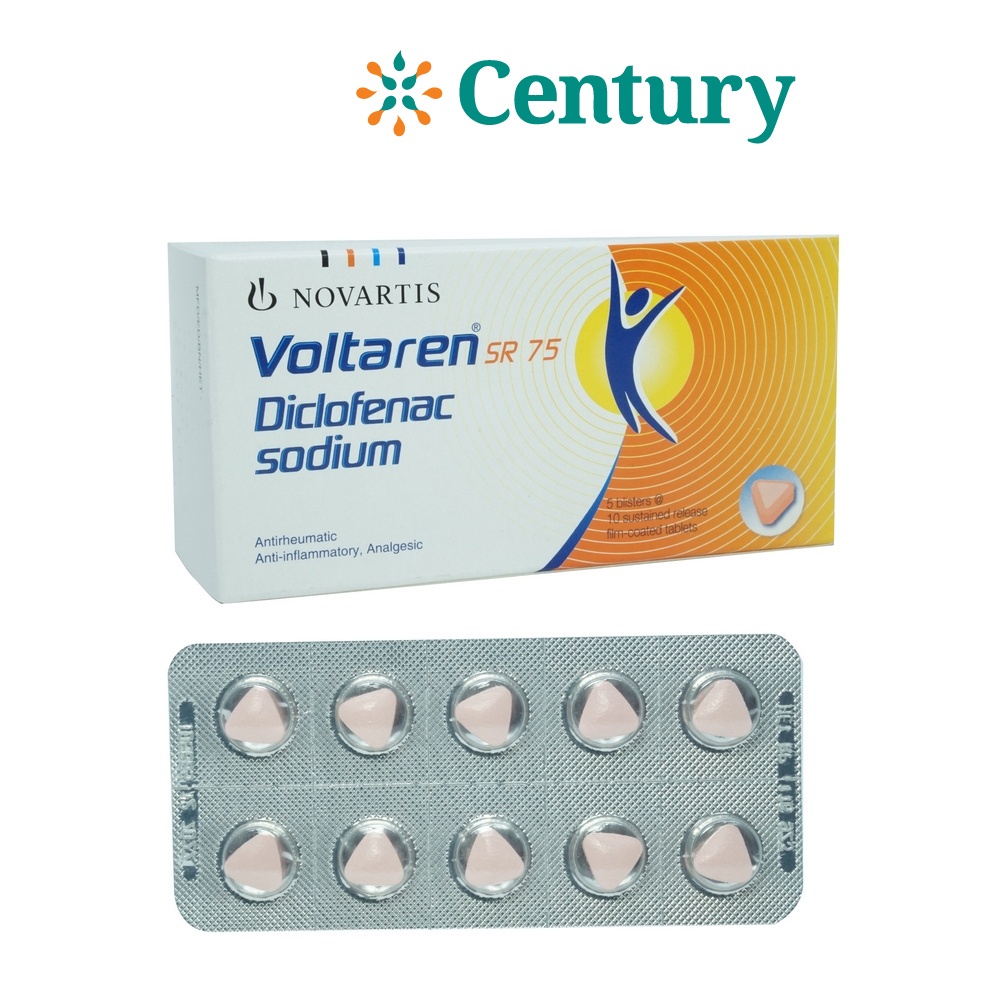 Jual VOLTAREN SR75 1 STRIP 10 TABLET / DICLOFENAC SODIUM / INFLAMASI ...