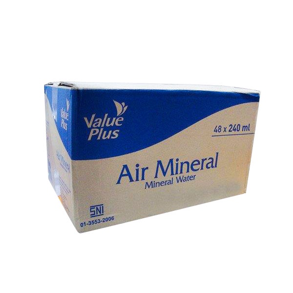 Jual VALUE PLUS DRINKING WATER 240 ML CUP KARTON - HYPERMART | Shopee ...