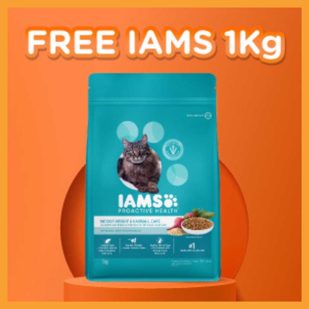 Jual FREE IAMS 1KG | Shopee Indonesia