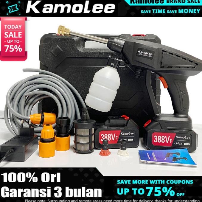 Jual Kamolee Bar Alat Cuci Motor Semprot Air Super Cordless Jet Cleaner Shopee Indonesia