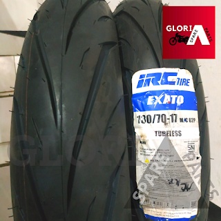 Jual Ban Luar TUBELESS IRC EXATO 130/70-17 R15 GSX CBR | Shopee Indonesia
