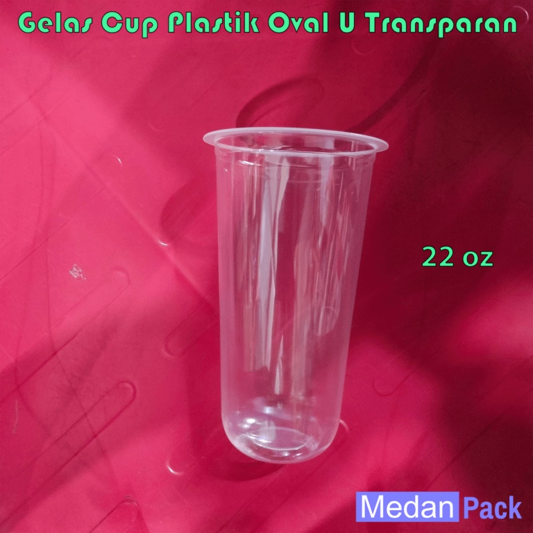 Jual Gelas Plastik Plastic Cup PP Oval/U - 12oz Oval, M Cup - Kab.  Tangerang - Ransom Berkat Cup
