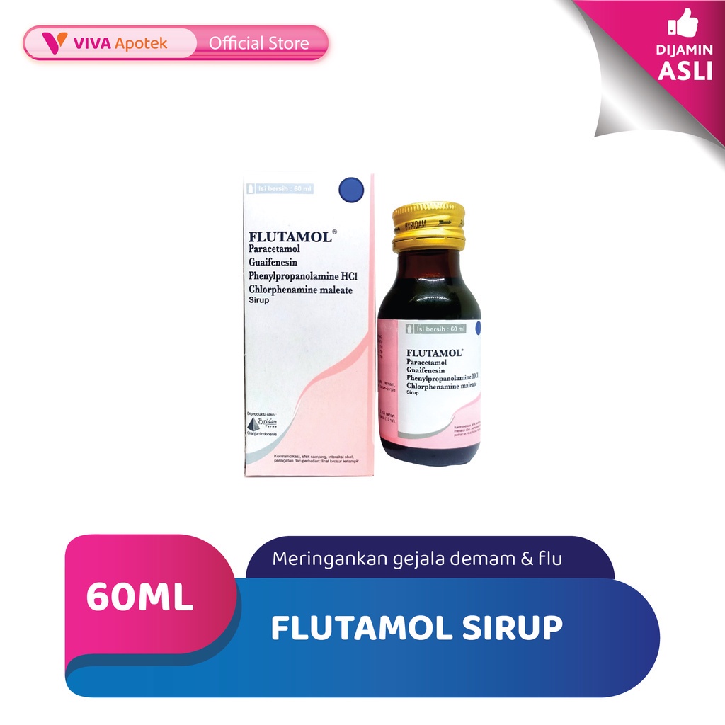Jual Flutamol Sirup untuk Menurunkan Demam (60 ml) | Shopee Indonesia