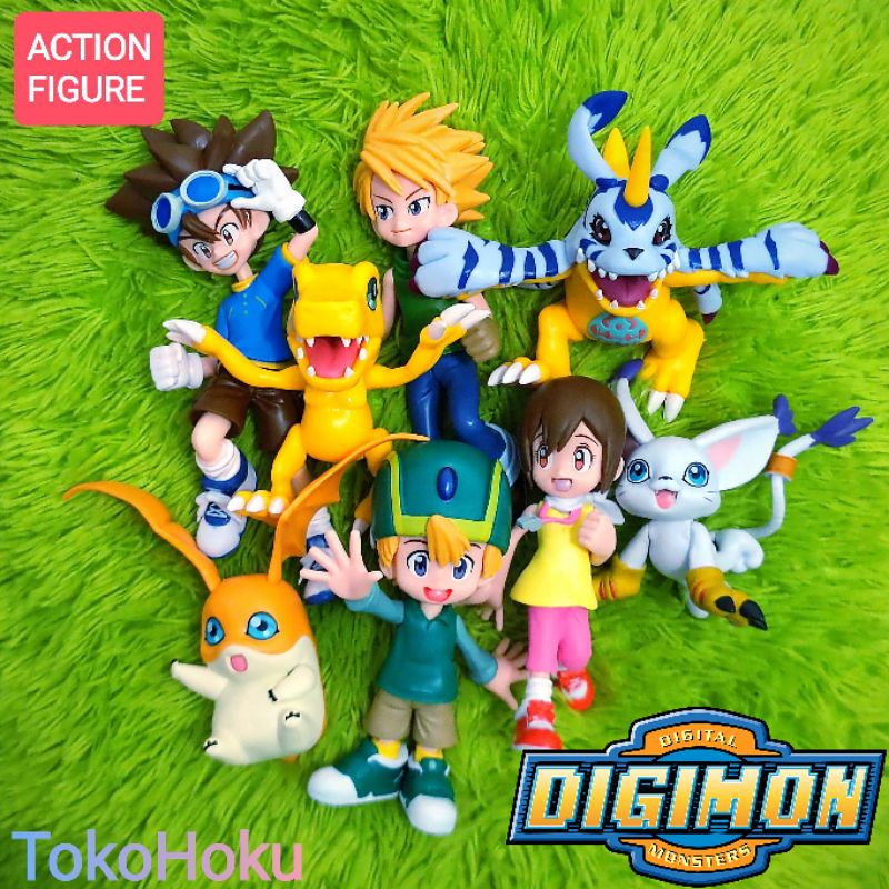 Jual Action Figure Digimon Adventure Mainan Taichi Yamato Takeru Hikari ...