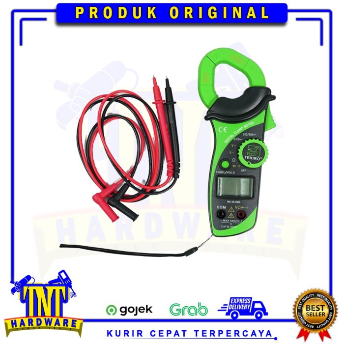 Jual TEKIRO DIGITAL CLAMP METER / TANG AMPERE DIGITAL MSDC1905