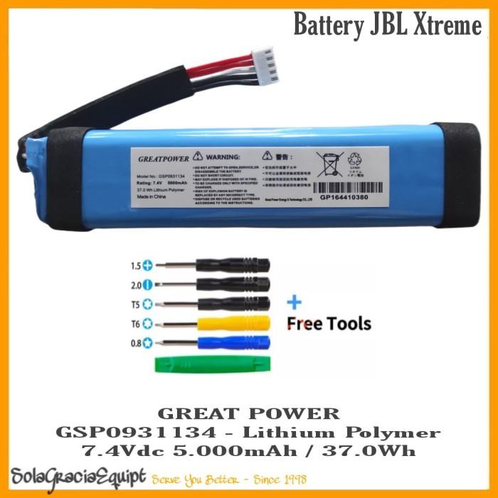 Akku Für JBL Xtreme Bluetooth Lautsprecher Box | Ersetzt GSP0931134 02 7 4v 5000mah