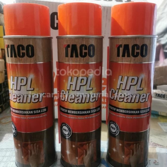 Jual Hpl cleaner Taco spray pembersih lem dan noda hpl atau interior ...