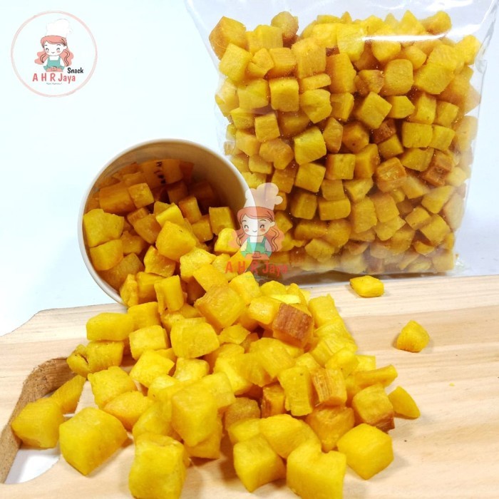 Jual Daka Daka Singkong Dadu Ganepo Kuning Rempah Kiloan 500 Gram