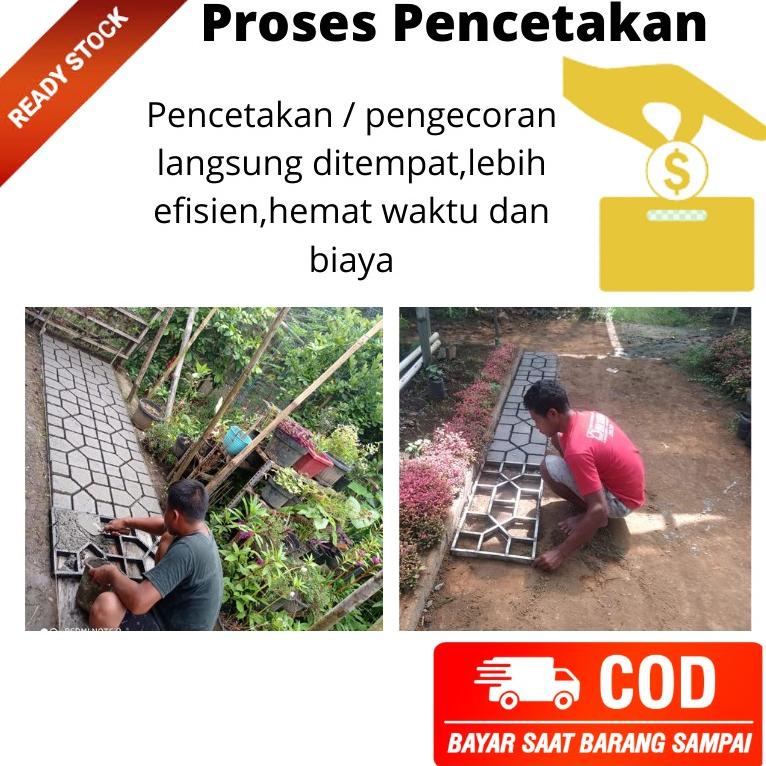 Jual Belanja Cetakan Paving Blok Cor Beton Taman Paping Block Jumbo