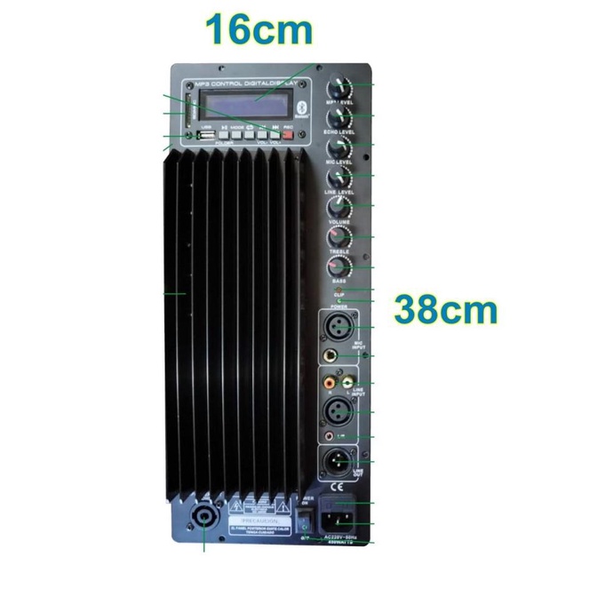 Jual Power Kit Mesin Kit Speaker Aktif Usb Bluetooth 1000 Watt