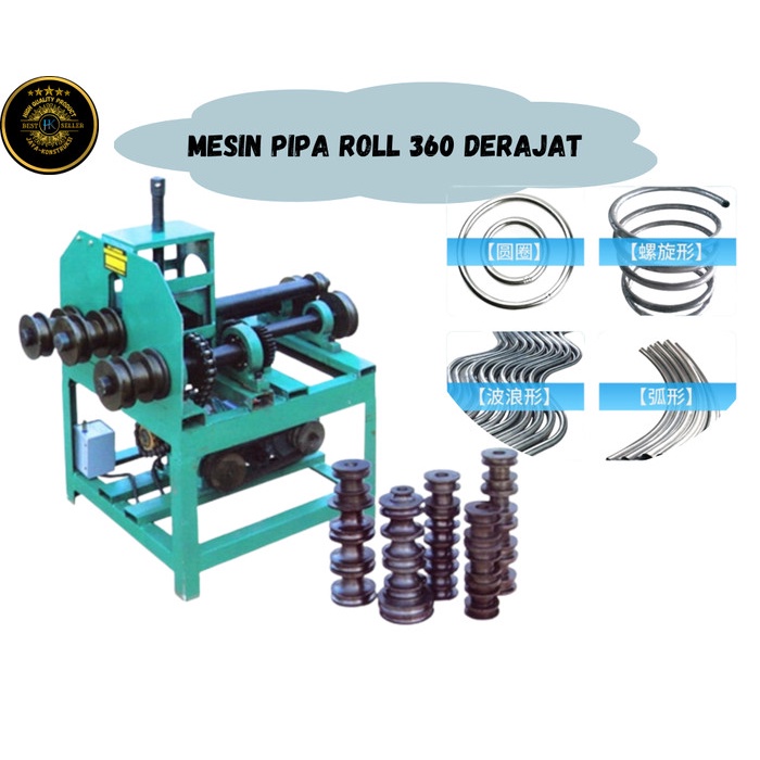 Jual Mesin Bending Roll Pipa Kotak Bulat 360 Derajat 2 Inch 3 Phase ...