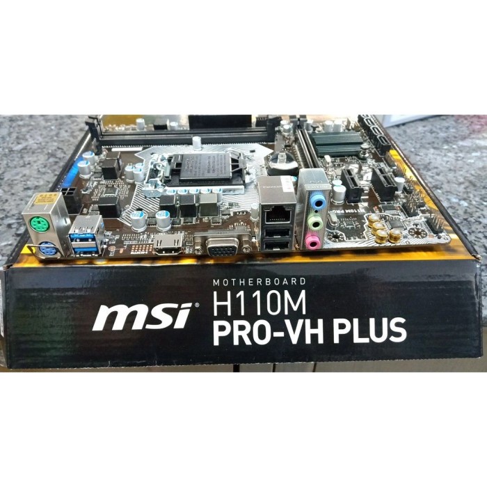 Jual Motherboard MSI H110MPRO VH PLUS (LGA1151, H110, DDR4, SATA3