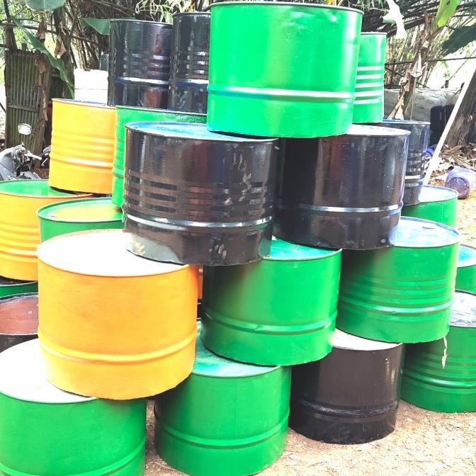 Jual Ready Tong Sampah Drum 100l Pot Besar 56cm Tempat Bakar Sampah T43cm X L56cm Shopee Indonesia 0167