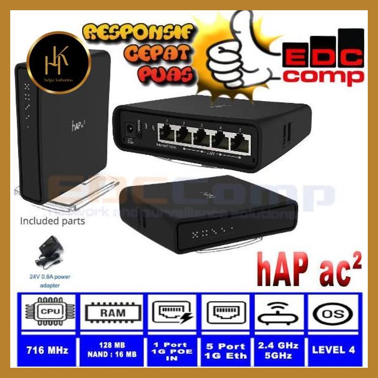 Jual Mikrotik RBD52G-5HacD2HnD-TC hAP-AC2 helga_katharina | Shopee ...