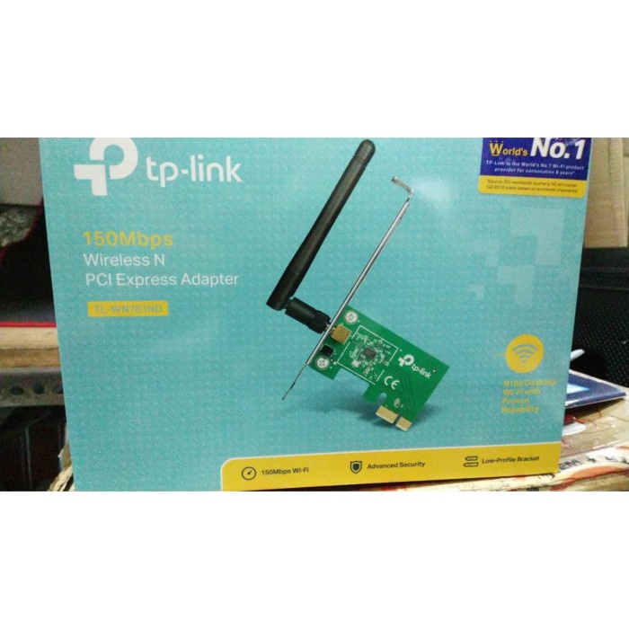 Jual TP - Link 150 Mbps Wireless N PCI Express Adapter - TL-WN781ND ...
