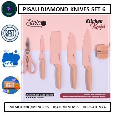 Jual Pisau Steincookware Diamond Knives Set In Original Stein