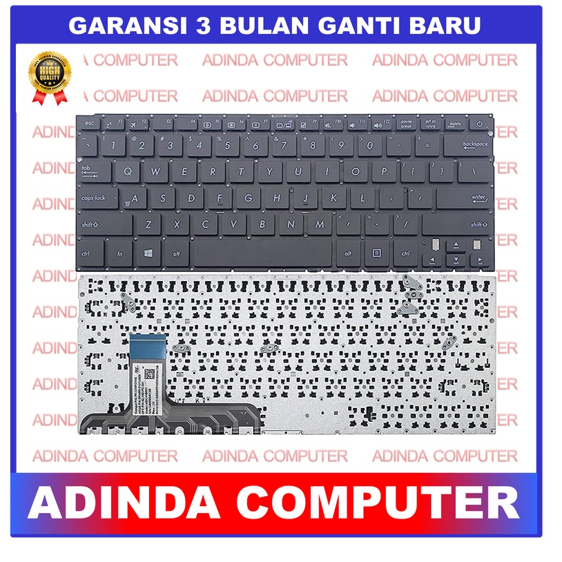 thumbnail image 2 of ASUS ZenBook UX305C UX305L UX305U Keyboard – US Layout, Black, No Frame 2 of 5