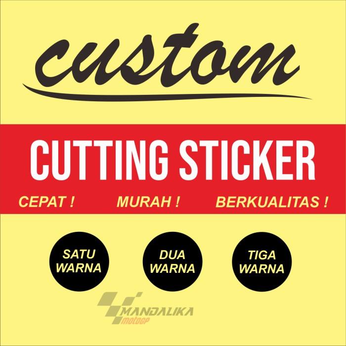 Jual Cutting Sticker Custom 100X100Cm Stiker 1 2 3 Warna | Shopee Indonesia