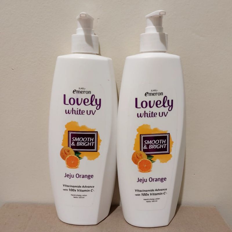 Jual EMERON Lovely Hand Body Lotion Jeju Orange (500ml) Shopee Indonesia