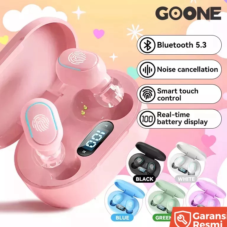 Jual [CODE BARANG 574WTU] GOONE Earphone Bluetooth 5.3 TWS Tampilan LED ...