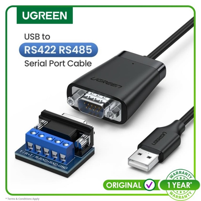 Jual Terkini Ugreen 60562 USB to RS422 RS485 Serial Port Converter DB9 ...
