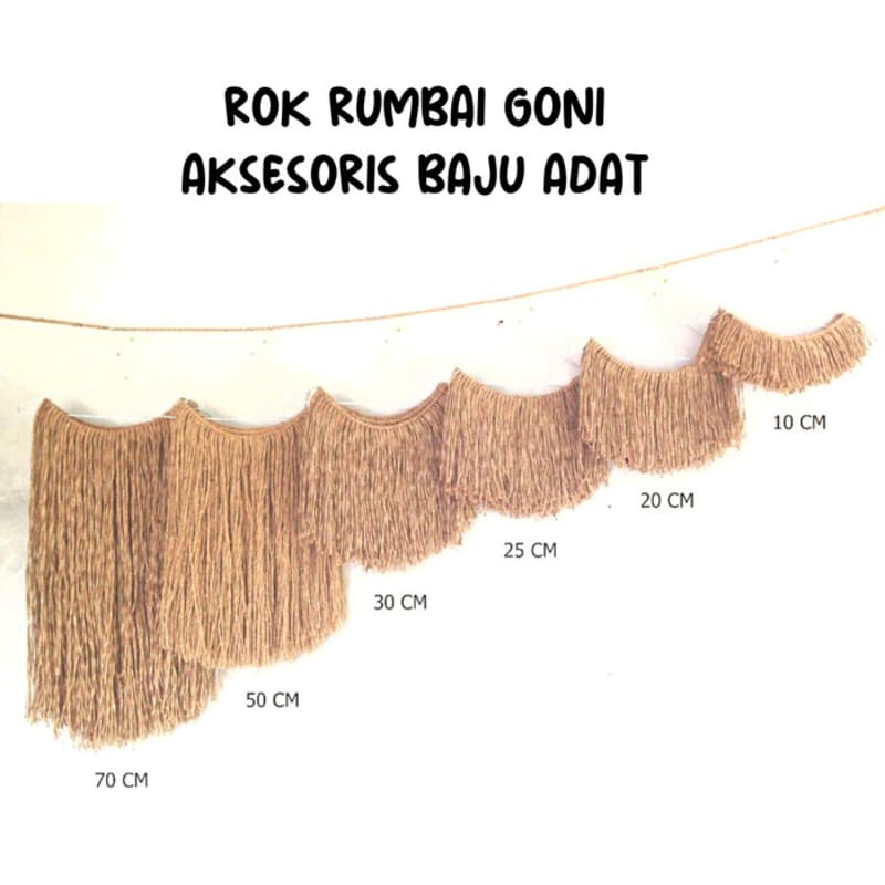 Jual RUMBAI GONI ROK RUMBAI ADAT PAPUA PAKAIAN ADAT - 10CM | Shopee ...