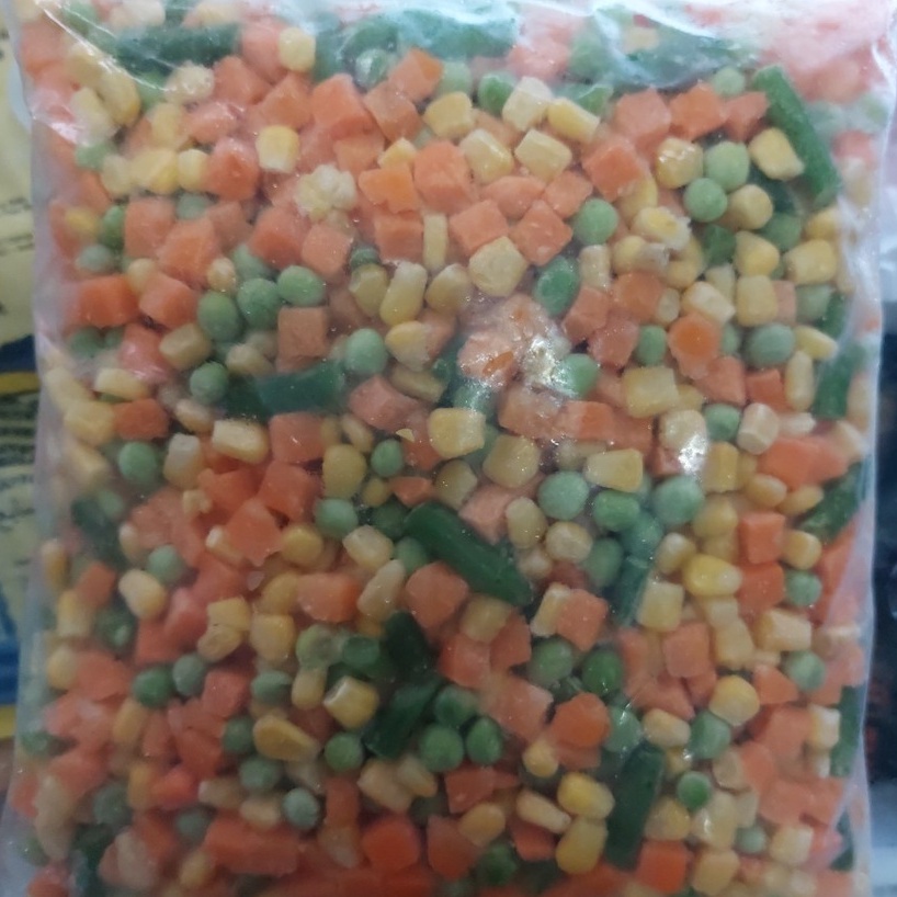 Jual Frozen Mix Vegetables Sayuran Beku Mixed Vegie 1kg Curah Wortel