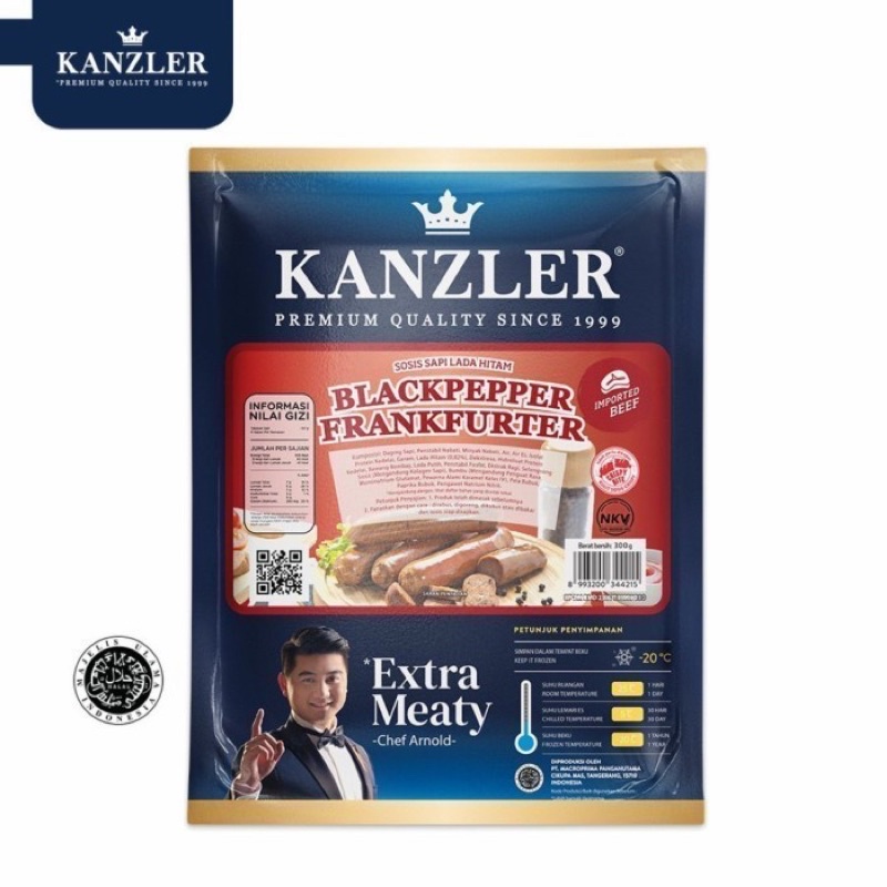 Jual Kanzler Blackpaper Frankfurter 500gr Wajib Ambil Sendiri Ke Store