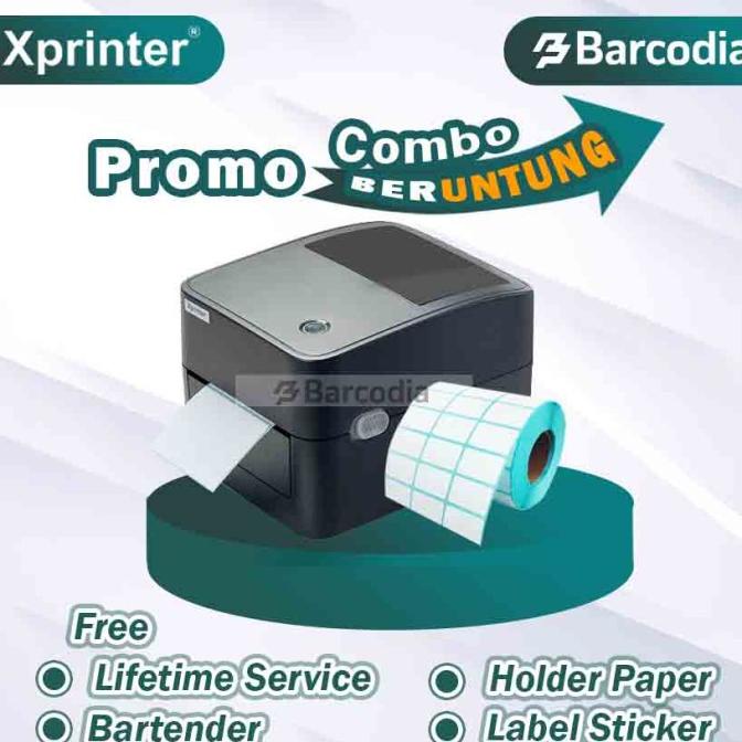 Jual Paket Lengkap Printer Barcode Thermal Label Resi Label Harga ...