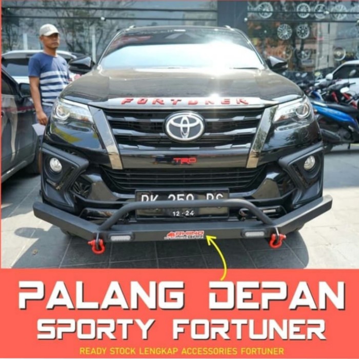 Jual Bumper Bamper Mobil Tanduk Depan All New Innova Reborn Bumper Guard Towing Rhino Besi