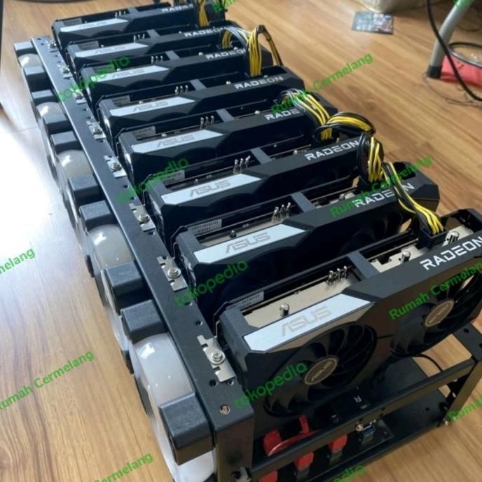 Jual Paket Mining Rig Nambang Crypto RX 6600 Auto Cuan Paket Pemula 1 8