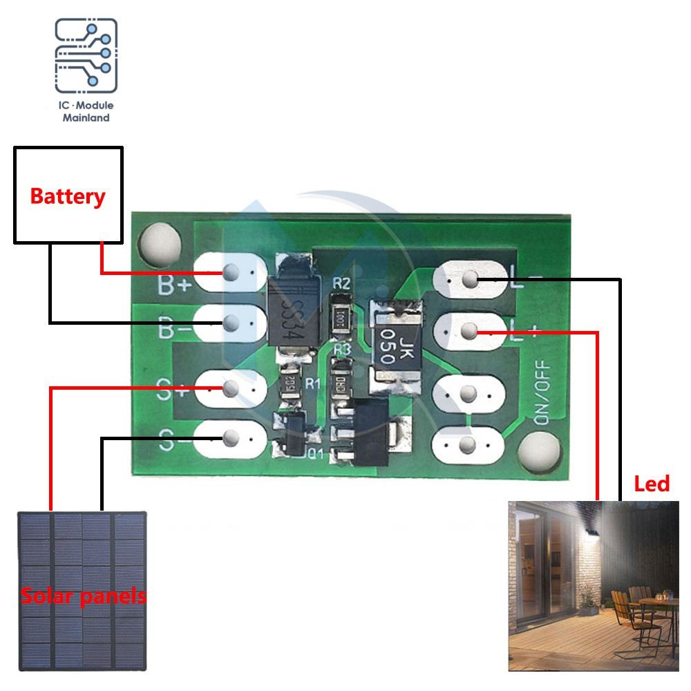 Jual Solar automatic Control Charging Street Light Switch Circuit Board ...