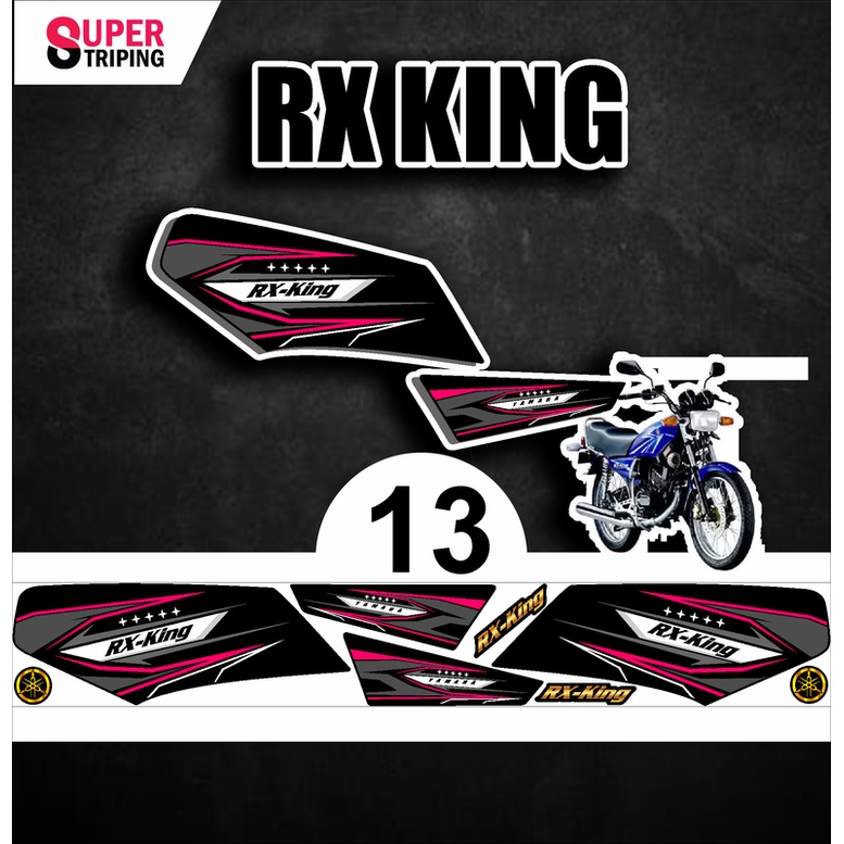 Jual STICKER RX KING Varian 13 - Desain Striping List Lis Stiker ...