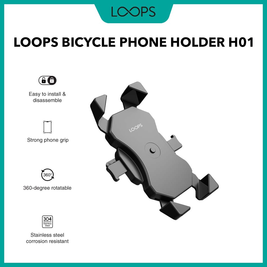 Jual LOOPS Bicycle Phone Holder H01 | Shopee Indonesia