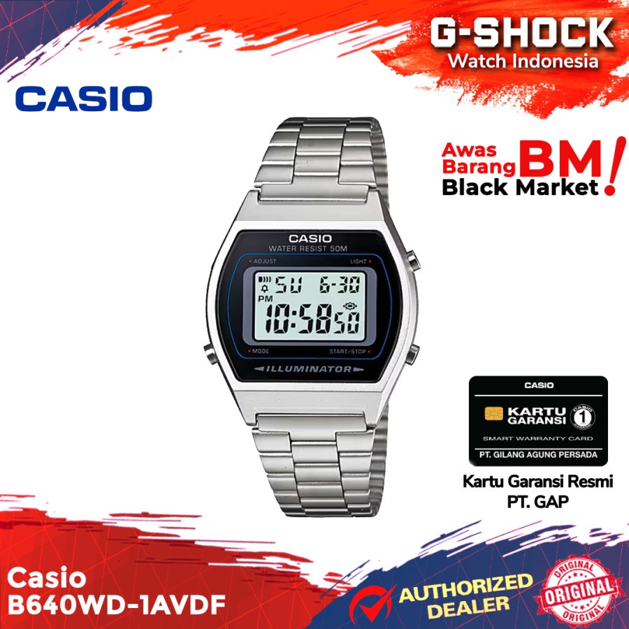 Jual Casio General B640WD-1AVDF B640WD B640 | Shopee Indonesia