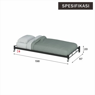 Jual Citra Furniture SHUMO ® Ranjang Besi Sorong Minimalis 90 X190 ...