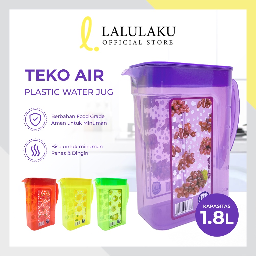 Jual Teko Air Plastik Water Jug Kapasitas Liter Shopee Indonesia