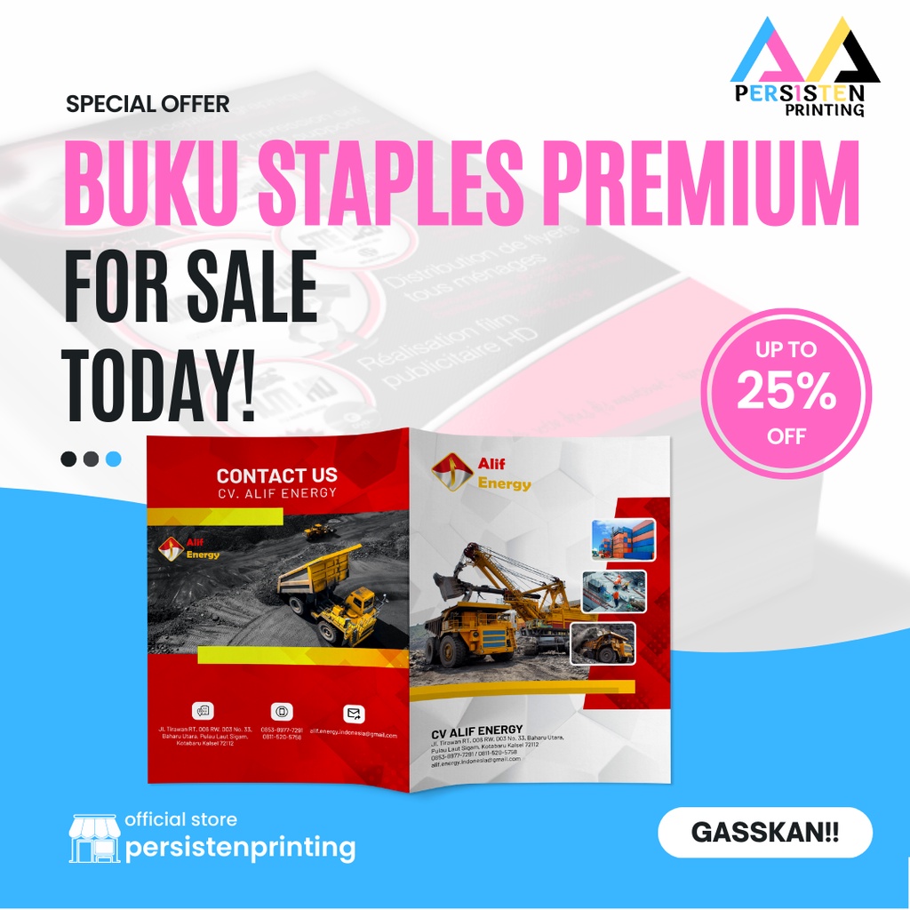 Jual Cetak / Print Buku A4 Staples Custom Bahan Art Paper 16 ...