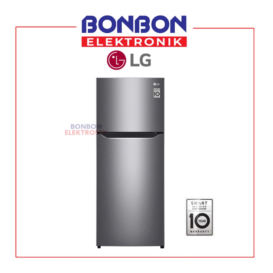 Jual LG Kulkas 2 Pintu 202L GN-B202SQIB Smart Inverter / GN B202SQIB ...