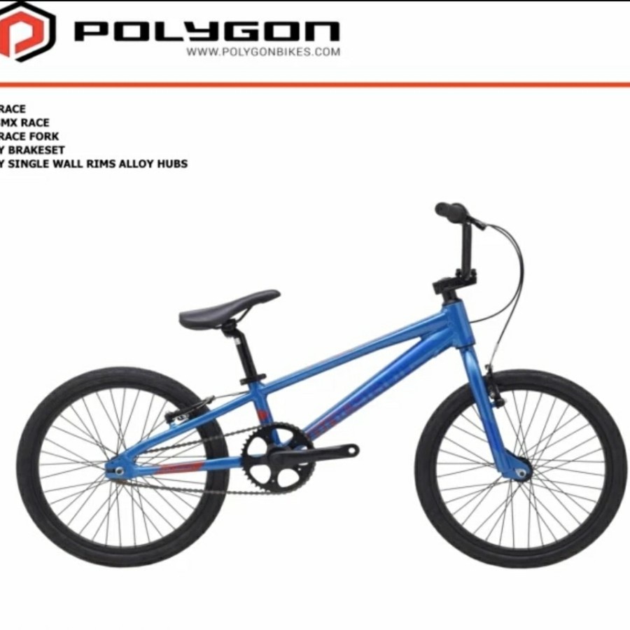 Jual Sepeda BMX POLYGON ROGUE BLUE 20 inch | Shopee Indonesia
