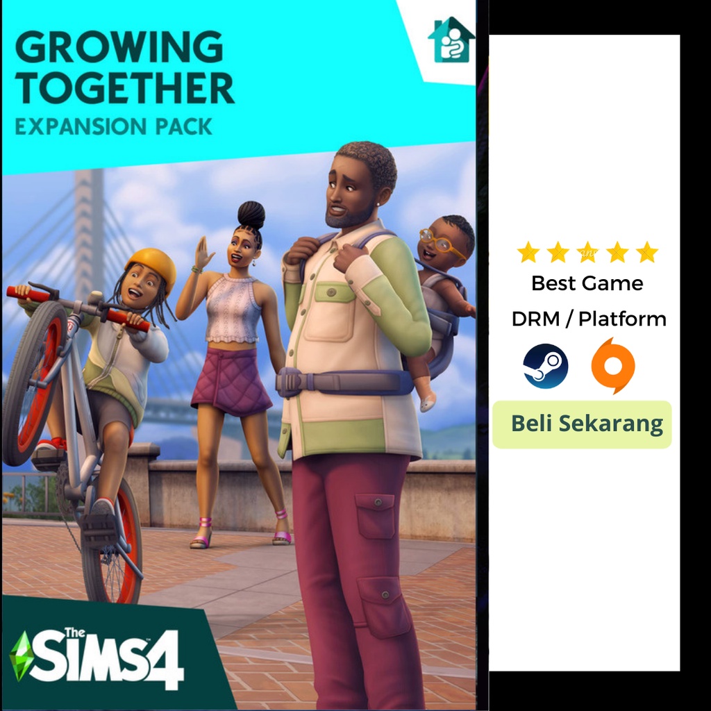 Jual Growing Together The Sims 4 PC Game Original Shopee Indonesia
