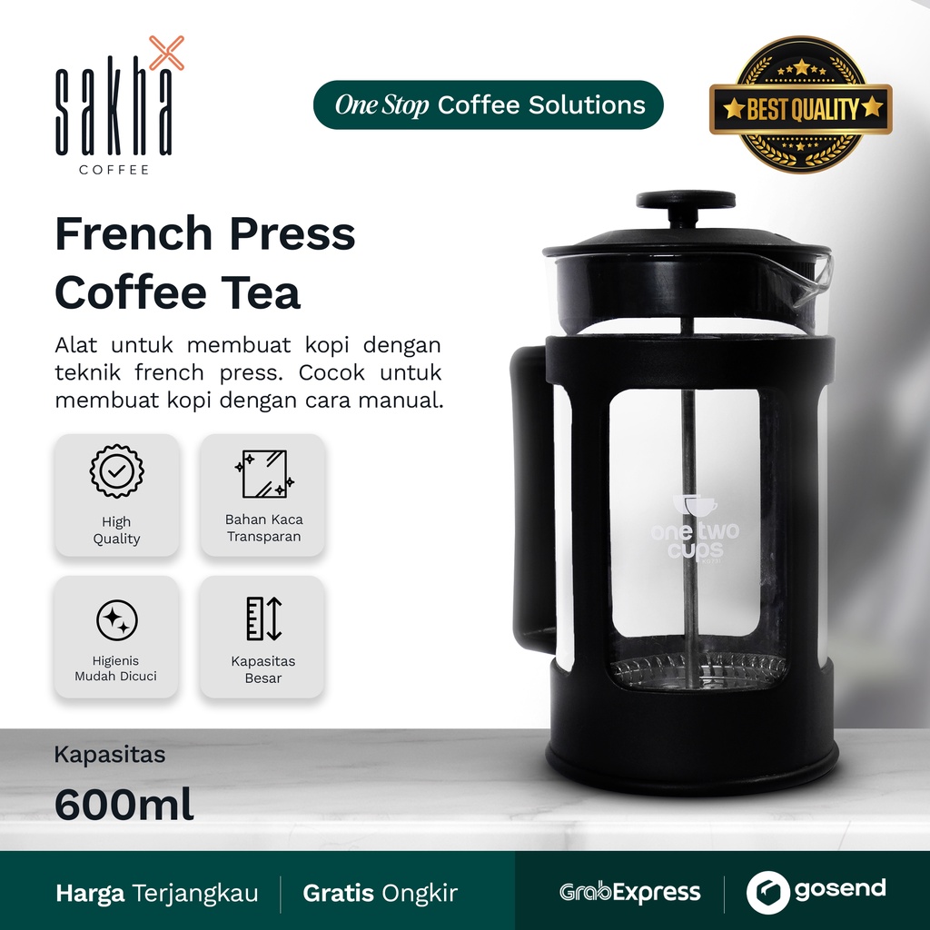 Cara membuat espresso shop dengan french press