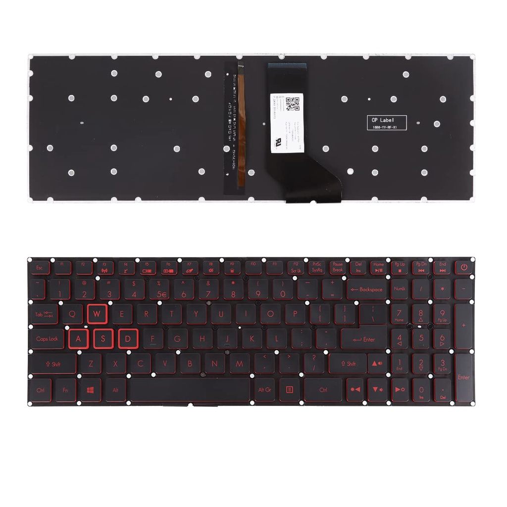 Clavier AZERTY Français Rétroéclairé Pour Acer Nitro 5 AN515-41/42 - Neuf