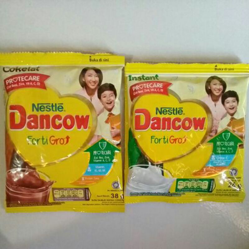 Jual ~MOS~ Nestle Dancow Forti Gro Protecare. Susu Dancow Sachet. Susu ...