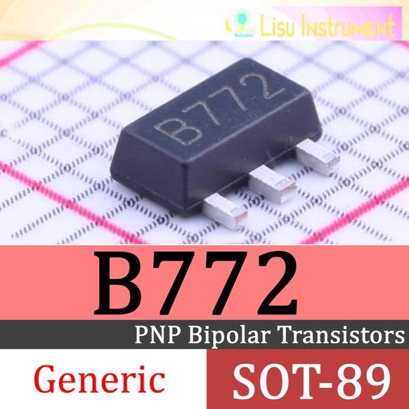Jual B772 2SB772 PNP Transistor 3A 30V SOT-89 | Shopee Indonesia