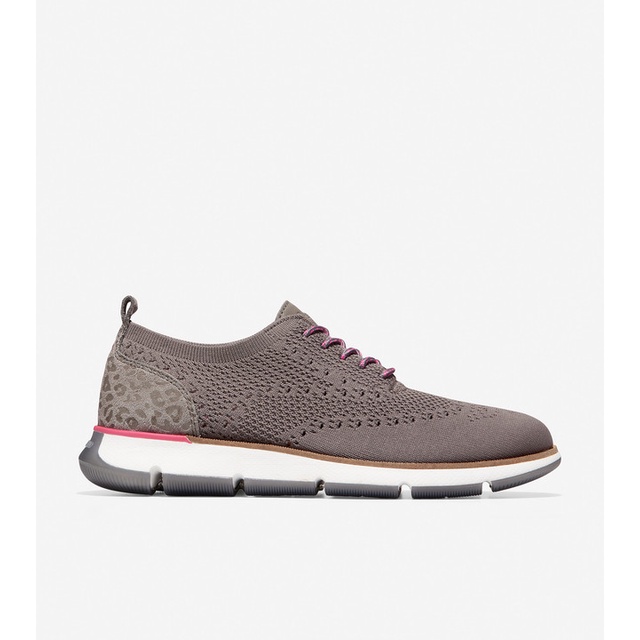 Cole Haan Women 4.Zerogrand Stitchlite Oxford - Sepatu Wanita (Abu-abu)