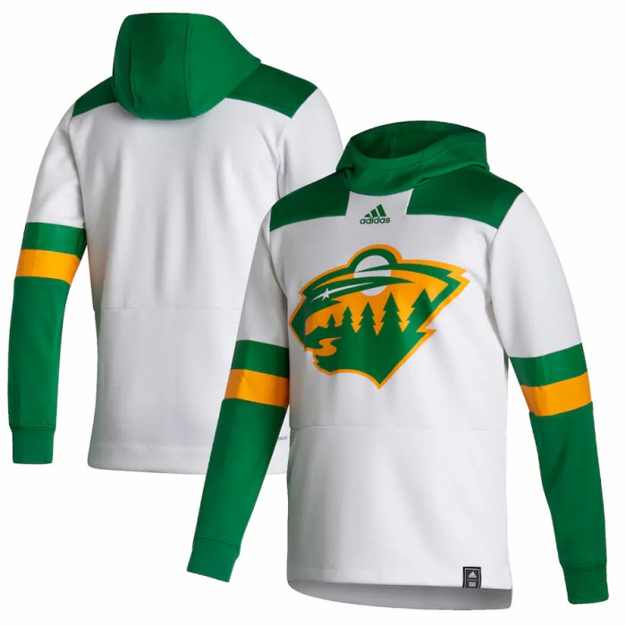 Jual Hoodie Adidas NHL Hockey Original Minnesota Wild Reverse Retro ...