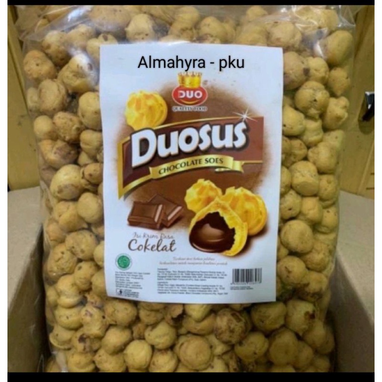 Jual Snack Kering Sus Coklat Duosus 2 kg / Sus Coklat | Shopee Indonesia